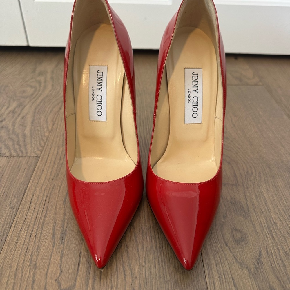 Jimmy Choo Red Women's Heels